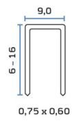 Klammer 71/12 NK Schachtel = 10.000 Stck